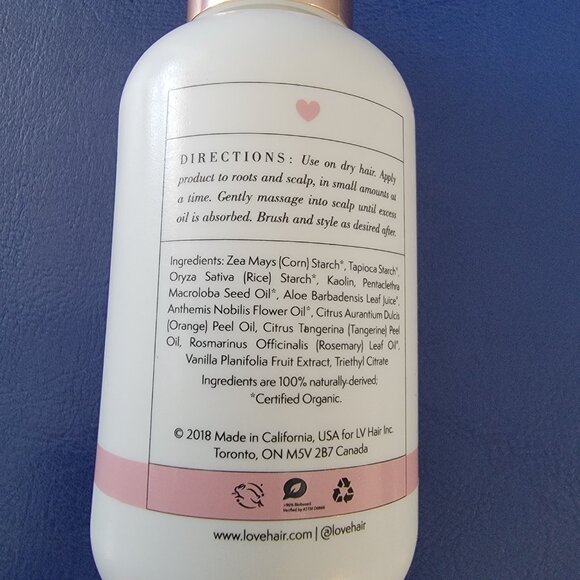 LOVE Hair Volumizing Dry Shampoo 2oz NIB For All Hair Types - Picture 12 of 13
